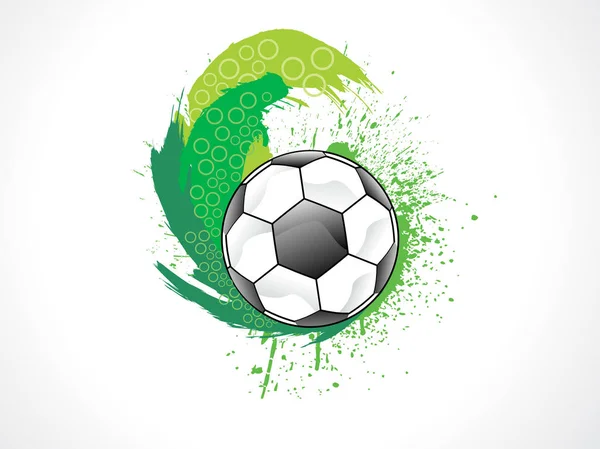 Astratto Artistico Creativo Calcio Esplodere Vettore Illustrazione — Vettoriale Stock