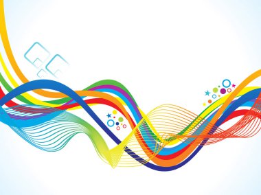 soyut sanat renkli gökkuşağı arka plan vektör çizim