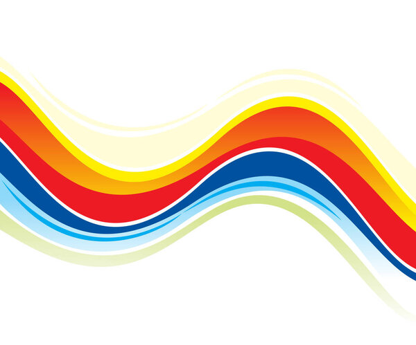 абстрактная творческая красочная волна
 