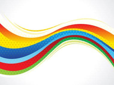 soyut sanatsal yaratıcı renkli dalga arka plan