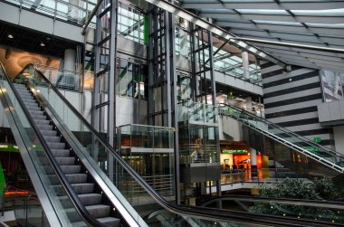 Dortmund, Almanya - 13 Aralık 2017: Havaalanı Terminal. Dortmund Havaalanı (Dtm)