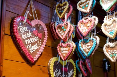Alman Noeli gingerbreads Almanca