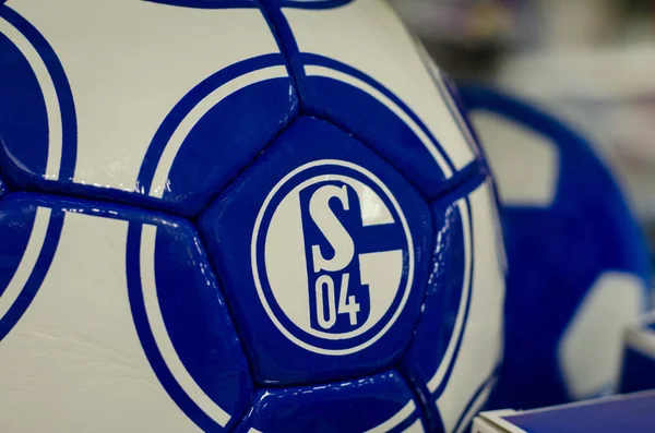 Soest Alemania Diciembre 2017 Bola Con Logo Schalke — Foto de Stock