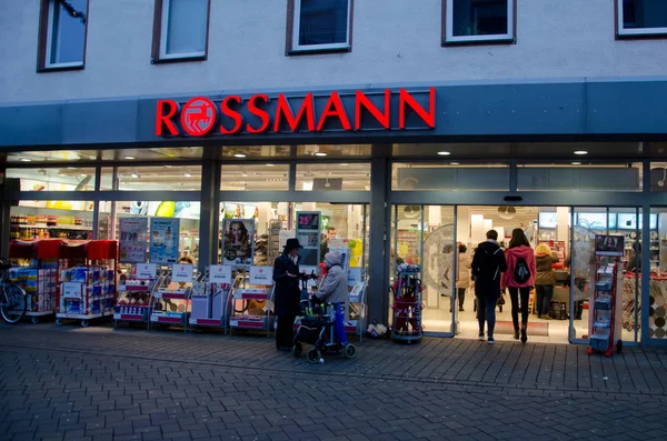 Soest Dezember 2017 Rossmann Markt Rossmann Ist Deutschlands Zweitgrößter Drogeriemarkt — Stockfoto