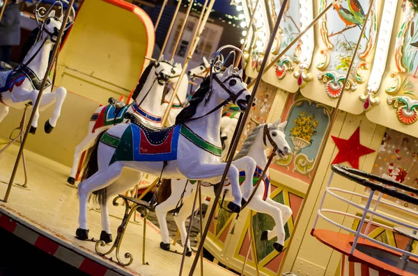 Carrousel Van Kerstmarkt — Stockfoto