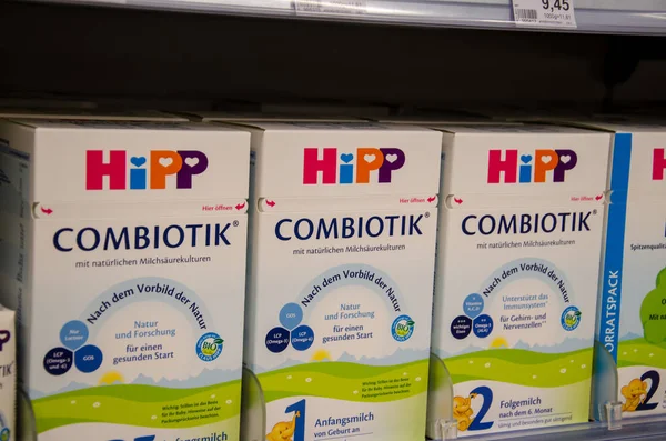 Soest Německo Ledna 2018 Pack Hipp Combiotic Prodeji Úložišti Rossmann — Stock fotografie