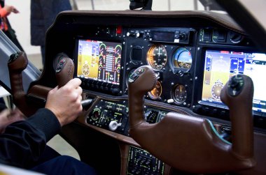 İçini uçağın kabin içinde