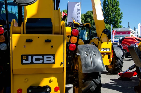 Kiev Ucrania Junio 2018 Jcb Maquinaria Pesada Exposición Agro 2018 — Foto de Stock