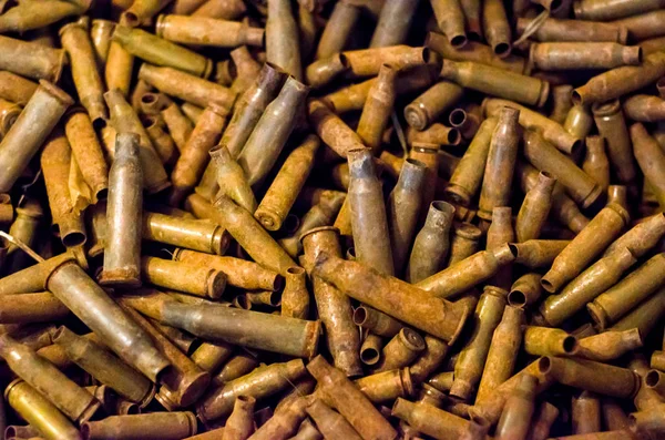 Many Rusty Cartridge Case — Stock Photo, Image