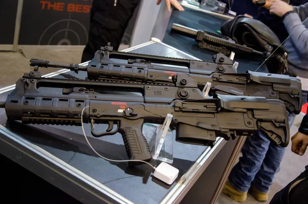 Kiev Ucrania Octubre 2018 Produkt Arma Exposición Internacional Armas Seguridad —  Fotos de Stock