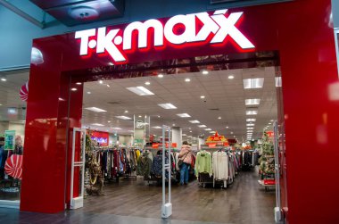 Soest, Almanya - 17 Aralık 2018: T.K. Maxx mağaza.