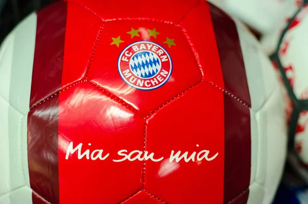 Soest Alemania Diciembre 2018 Balón Con Logo Bayern Munich — Foto de Stock