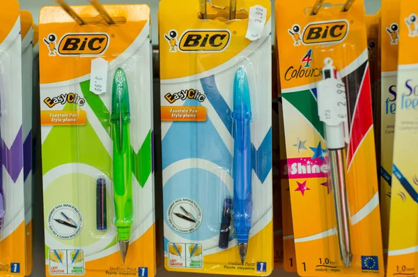 Зест Германия Января 2019 Года Ручка Ручка Bic Продажи Магазине — стоковое фото