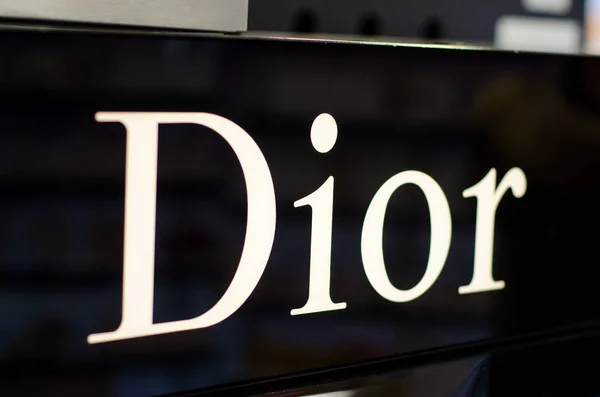 Soest Duitsland Januari 2019 Dior Logo Winkel — Stockfoto