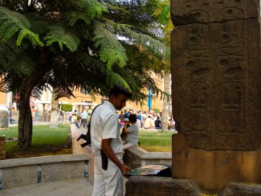 Cairo, Mısır - 20 Ekim 2009: Mısır Ulusal Polis.