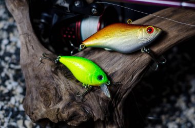 Prizler (balık avlama) close-up. Fişler zor-bo popüler bir türüdür