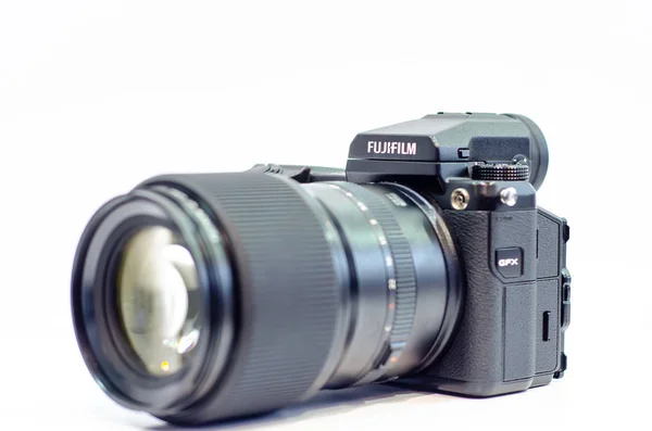 Kijów, Ukraina-12 kwietnia, 2019: Fujifilm gfx 50s — Zdjęcie stockowe