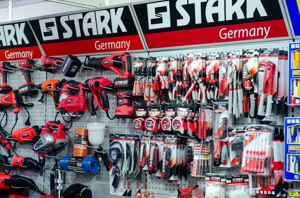 Kyiv, Ukrajna-május 14, 2019: különböző Stark Németország eszközök. — Stock Fotó