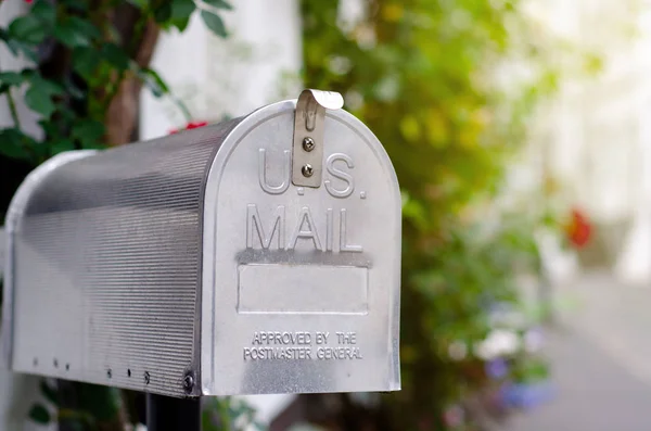 Vintage metal US post mail box