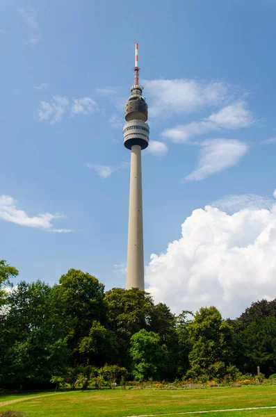 Dortmund, Germany - August 2, 2019: The Florianturm (Florian Tower, Florian for short) is a telecommunications tower and landmark of Dortmund (Germany). — Stock Photo, Image