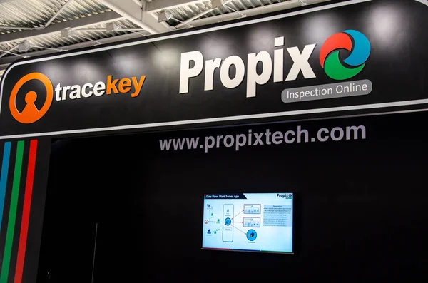 Kiev, Ukraine - 18 septembre 2019 : stand d'exposition Propix . — Photo