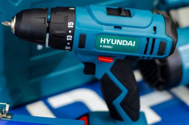 Kyiv, Ukrayna - 19 Ağustos 2020: Hyundai Tornavida Satılık