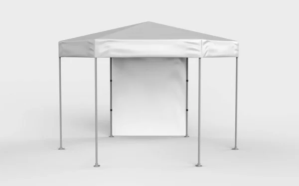 Promóciós Hat Sides Reklám Kültéri Rendezvény Trade Show Canopy Asztal — Stock Fotó