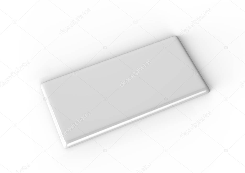 Blank dome sticker for logo presentation. 3d render illustration.
