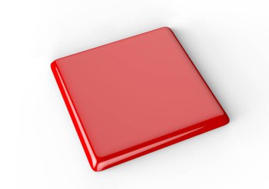 Logo sunumu için boş kubbe etiketi. 3d render illüstrasyon.