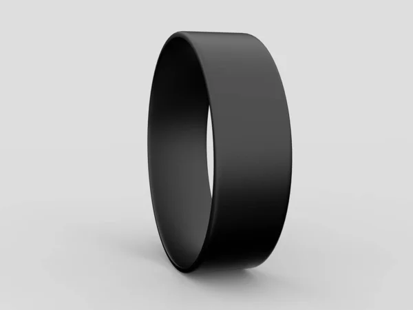 Blank Silicone Wristband Rubber Bracelet Party Favor Mockup Design Render — Stock Photo, Image