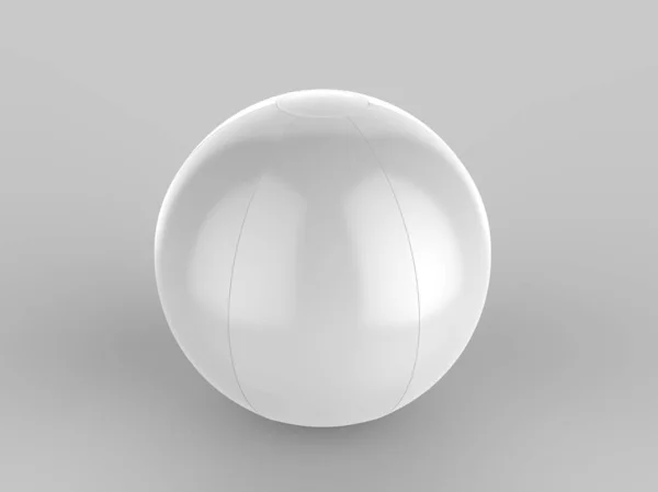 Blank Beach Ball Für Branding Darstellung — Stockfoto