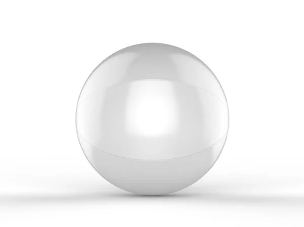 Blank Beach Ball Branding Render Illustration — Stock Photo, Image