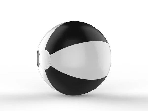 Blank Beach Ball Für Branding Darstellung — Stockfoto