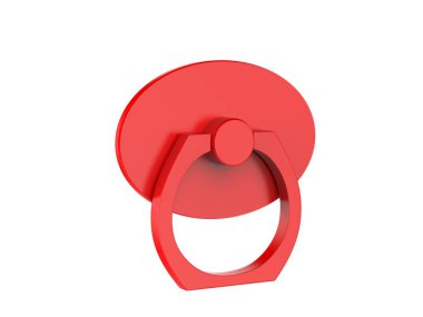 Boş cep telefonu zili parmak tutacağı. 3d resimleme.