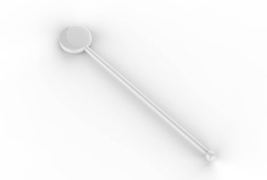 Markalaşma için promosyon kokteyli karıştırıcısı. 3d resimleme.