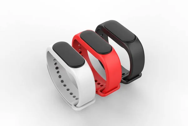 Fitness band for branding. 3d render illustration.