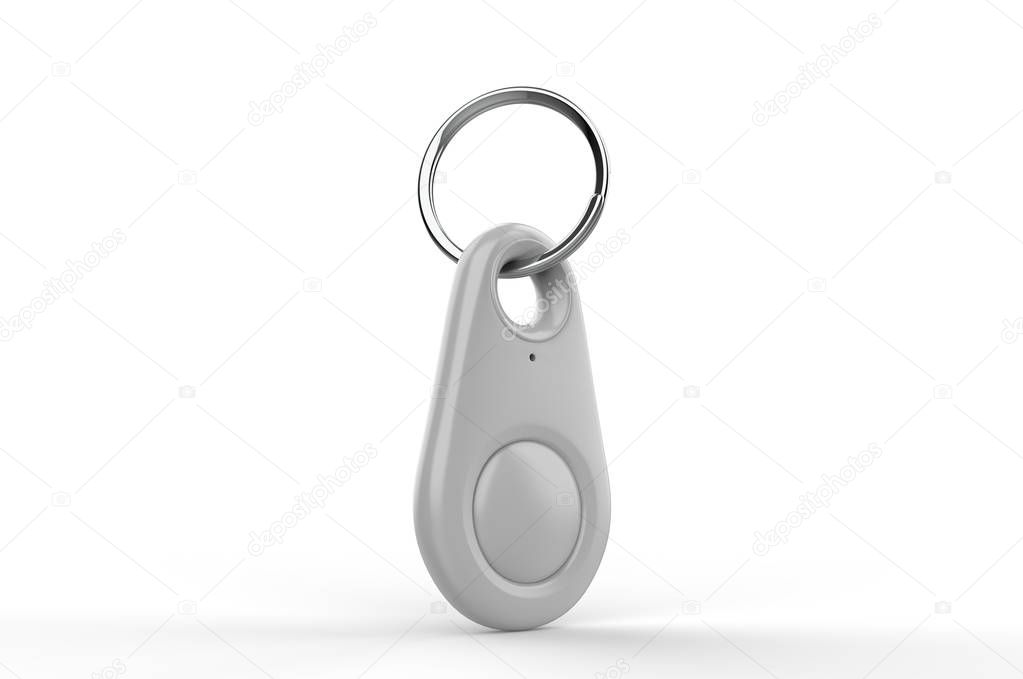 Anti-lost key finder device for branding 3d illustrator for branding.