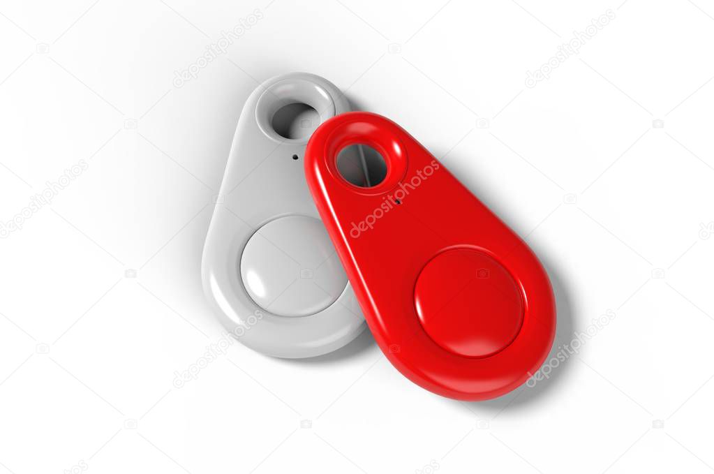 Anti-lost key finder device for branding 3d illustrator for branding.