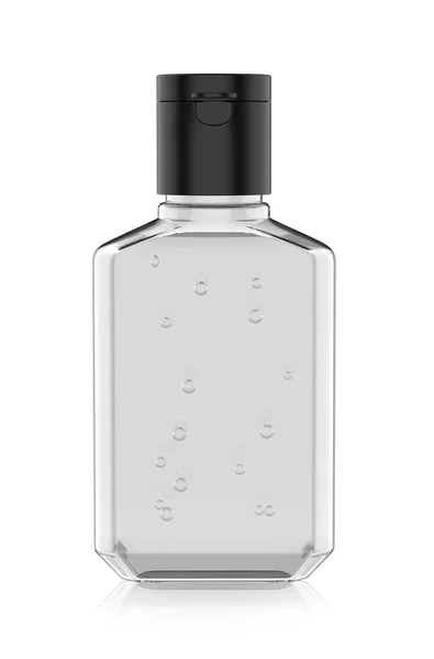 Blank Promotional Pocket Hand Sanitizer Plastic Bottle Branding Render Illustration — Stock Photo, Image