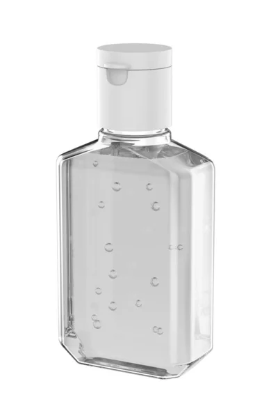 Blank Promotional Pocket Sanitizer Plabon Bottle Branding Render Illustration — 스톡 사진