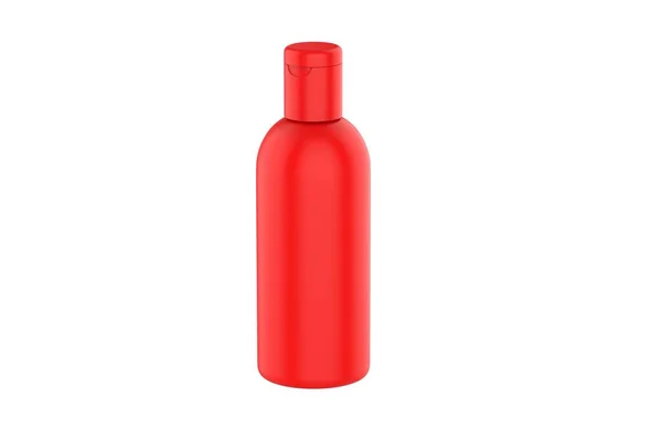 Puste Promocyjne Kieszonkowe Dezynfektor Kosmetyczny Balsam Plastikowa Butelka Marki Renderowania — Zdjęcie stockowe