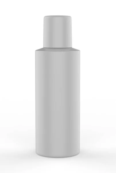 Prázdný Hliníkový Deodorant Sprej Pro Značkování Modelování Vykreslení Ilustrace — Stock fotografie