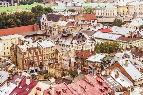 Eski Avrupa şehri, vintage mimarisi