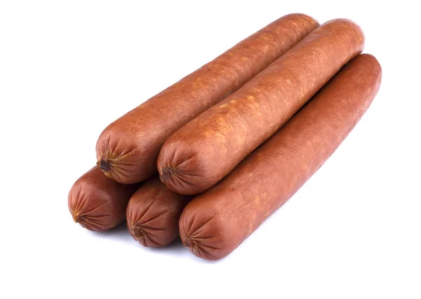 Frische Wurst Isoliert Auf Weißem Hintergrund — Stockfoto