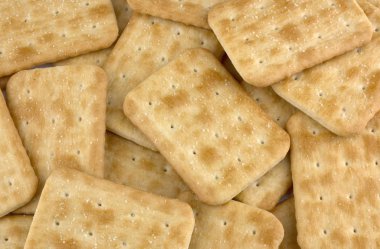 Tanımlama bilgileri, Tuzlu bisküvi kraker, gevrek kraker, arka plan, gıda kavramı