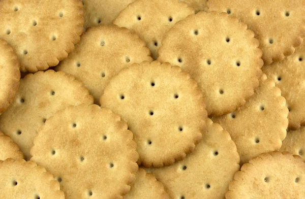Cookie Kat Saltine Krakkoló Ropogós Krakkoló Háttér Élelmiszer Fogalmának — Stock Fotó