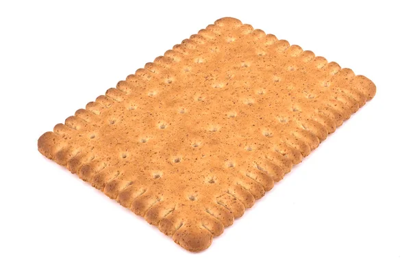 Смачне Печиво Висівками Білому Тлі Здоровий Суперпродукт — стокове фото