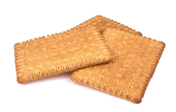 Lekkere Koekjes Met Zemelen Een Witte Achtergrond Gezonde Supervoeding — Stockfoto