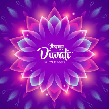 Diwali Işıkfestivali. Hint Tatili.