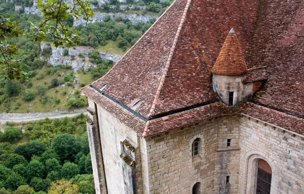 Middelalderby Rocamadour Frankrig - Stock-foto